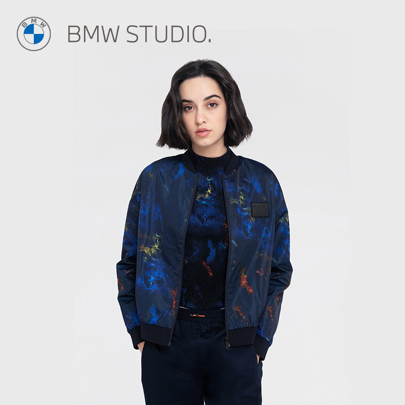 bmw studio宝马女装官方春夏新款休闲复古宽松长袖女士夹克外套