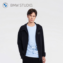 简约商务连帽休闲夹克外套男士 BMW Studio宝马男装 新款 时尚 春夏季