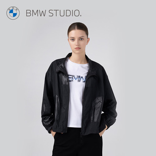 百搭通勤休闲外套 短外套宽松夹克春秋季 新款 BMW Studio宝马女装