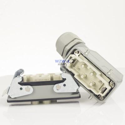 HDC-HK-004/2针重载连接器大电流80A矩形工业航空插头座4/8-012芯