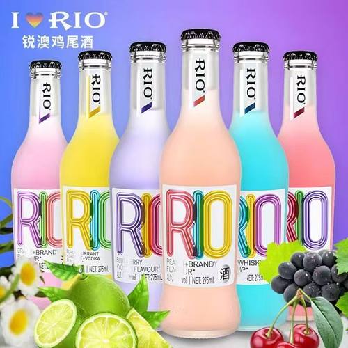 锐澳鸡尾酒RIO微醺275ml瓶3%vol.