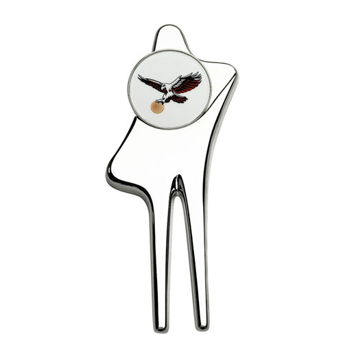 老鹰高尔夫球果岭叉磁性球位马克