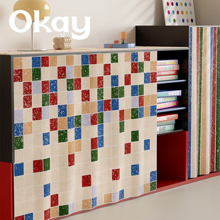 格鲁吉亚柜子帘遮挡杂物橱柜防尘门帘免打孔厨房遮丑拉帘鞋 架布帘