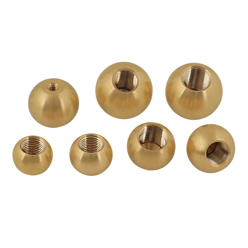 黄铜内牙圆球螺母圆螺丝帽装饰螺帽灯饰灯具配件M3M4M5M6M8M10M12