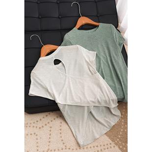 Ayako后背镂空轻薄清凉感运动T恤 有 高效排汗无束缚性感瑜伽短袖