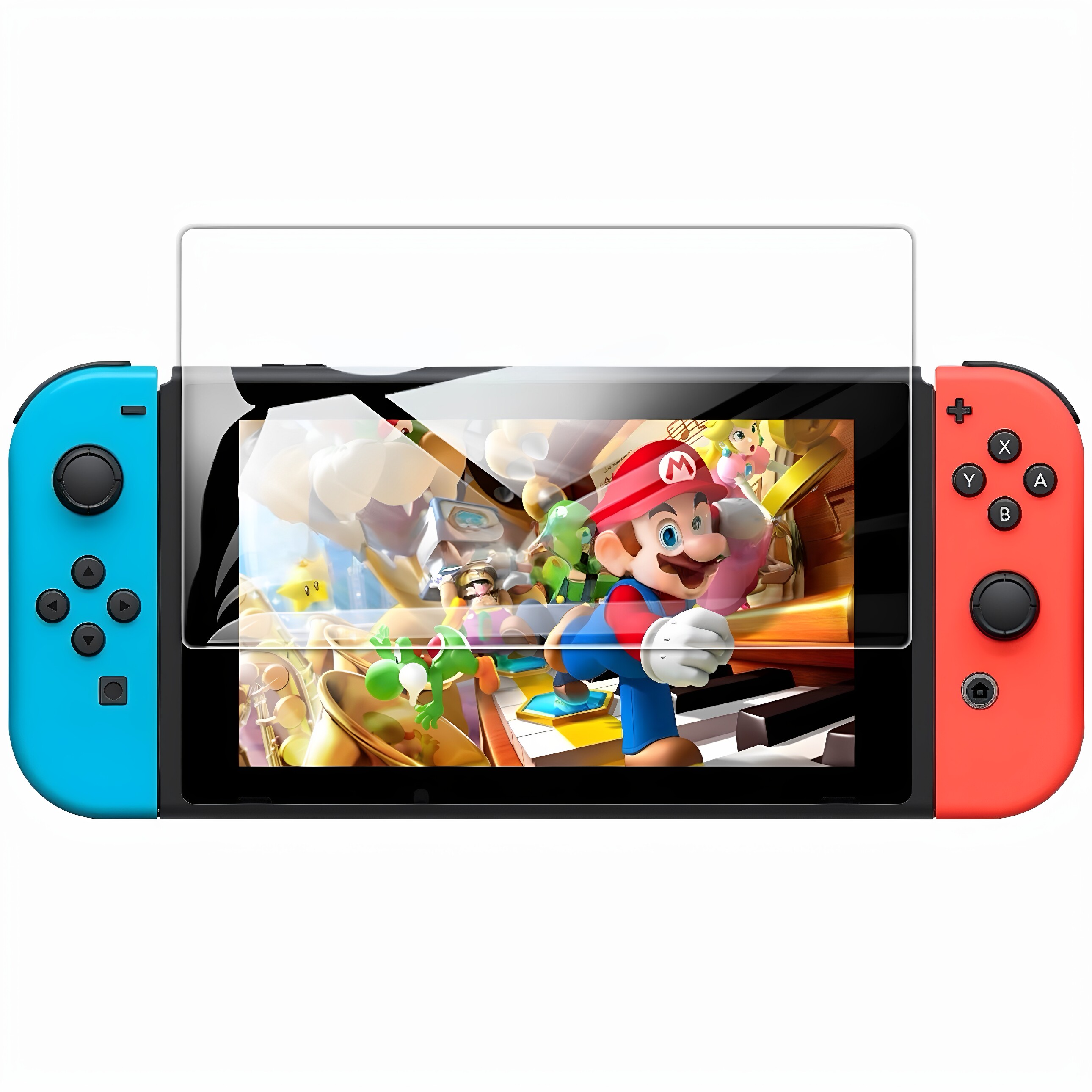 Switch2钢化膜NS2高清防刮花屏幕游戏机保护膜抗指纹钢化玻璃贴膜