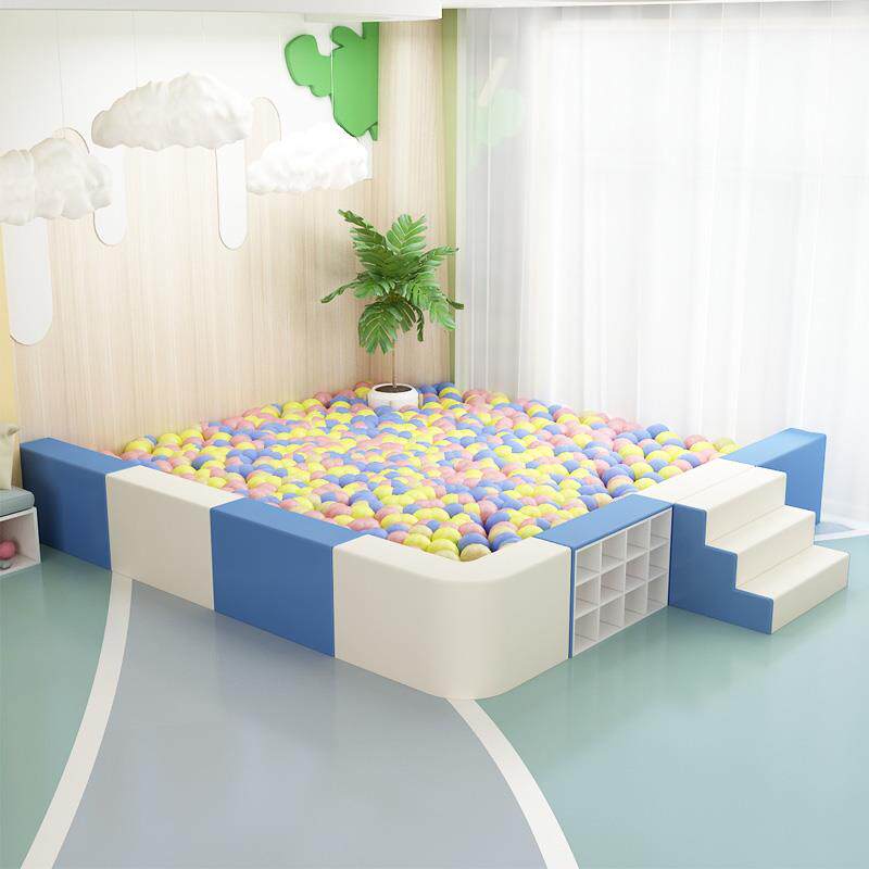 早教幼儿园商场游乐区儿童软包围栏沙池隔断护栏海洋软体防撞围挡