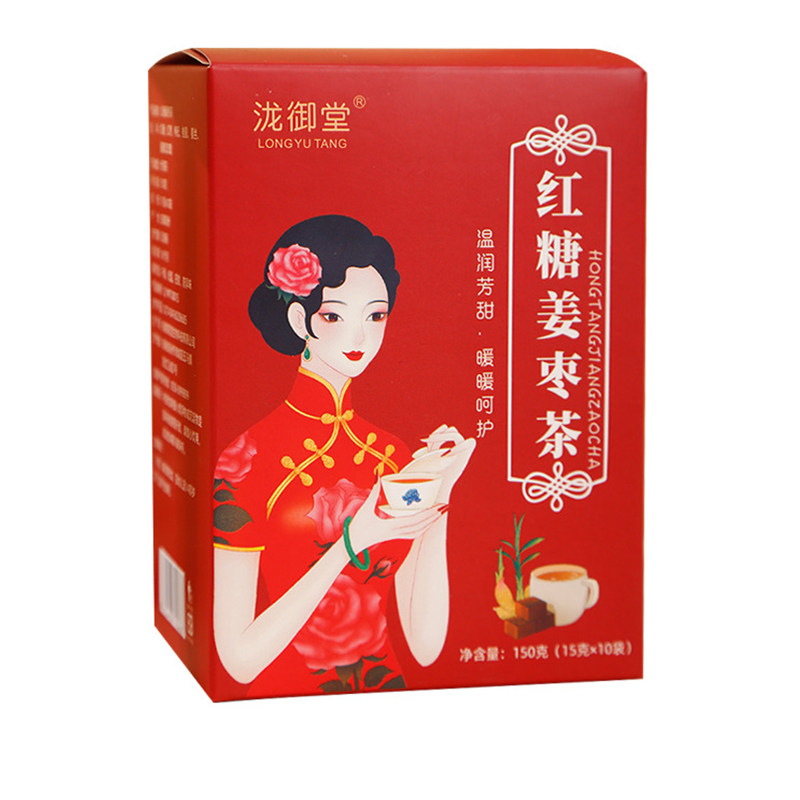 泷御堂红糖姜枣茶150g/10袋红枣枸杞桂圆姜丝玫瑰大姨妈养生茶