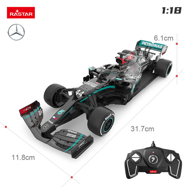 RC 자동차 장난감 1|18 MERCEDES-AMG F1 W11 EQ 퍼포먼스 팀 RAC