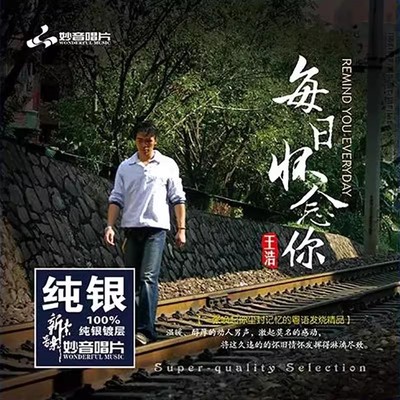 正版粤语发烧碟 王浩 每日怀念你 纯银CD汽车载无损音乐光盘碟片