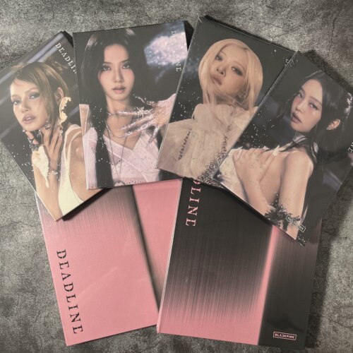 正版 BLACKPINK粉墨 迷你mini3专辑《DEADLINE》cd小卡周边特典