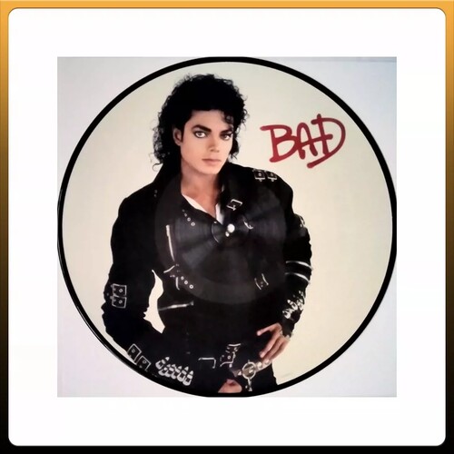 正版 Michael Jackson《Bad》画胶LP 美版 迈克尔杰克逊 黑胶唱片