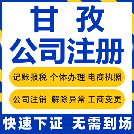 甘孜公司注册康定泸定丹巴九龙雅江工商营业执照代办注销企业变更