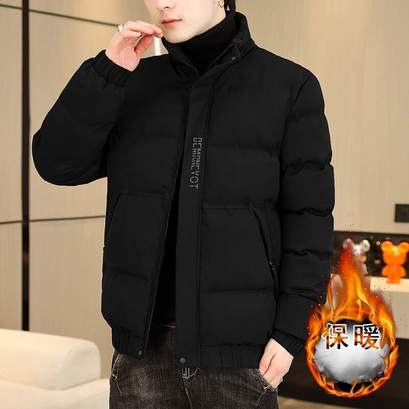 秋冬季羽绒棉服男款加厚保暖潮牌百搭棉衣外套冬装男士防寒棉袄子