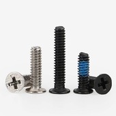 CM头大3.3厚0.3薄扁平头机牙螺丝防松笔记本螺钉M2 2.5