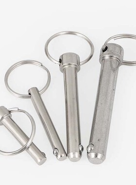 钢珠销快卸销保险销子单钢珠球头锁紧销304带钢珠销M5M6M8M16-M25