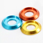 铝合半圆头垫片多彩色平垫盘头螺丝凹槽模型垫圈m2M2.5M3M4M5M6M8