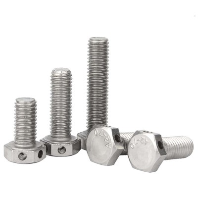 304不锈钢GB32.1头部打孔外六方