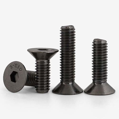 黑镍10.9级沉头平头内六角螺丝