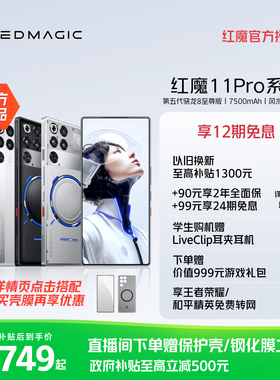 【享12期免息 换新至高补贴1300元】红魔11Pro/Pro+ 第五代骁龙8至尊版 8000mAh 脉动水冷引擎电竞游戏5G手机