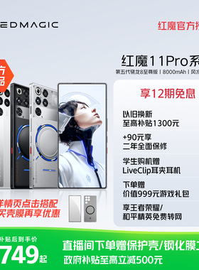【享12期免息 换新至高补贴1300元】红魔11Pro/Pro+ 第五代骁龙8至尊版 8000mAh 脉动水冷引擎电竞游戏5G手机