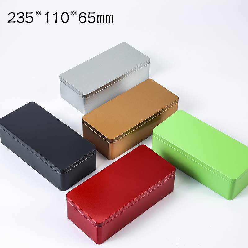 方形马口铁盒益智卡牌名片曲奇饼干茶叶摆泡通用收纳储物盒铁盒子