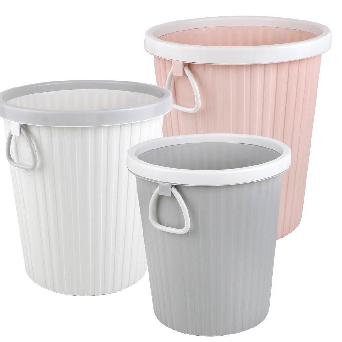 新款 垃圾桶家用厨房无盖压圈大号垃圾桶客厅办公卫生间大号塑料