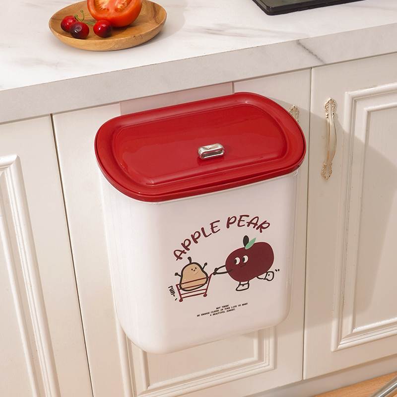 垃圾桶家用壁挂式卫生间专用桶厕所带盖2024新款厨房挂式卫生桶