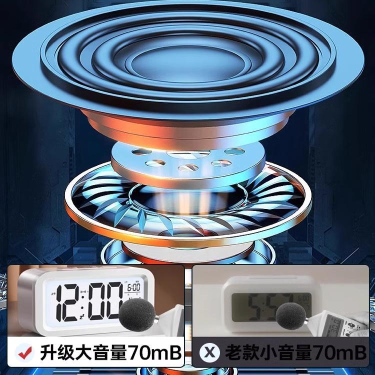 电子智能闹钟学生专用起床神器静音2024新款高中生初中生强力叫醒图片