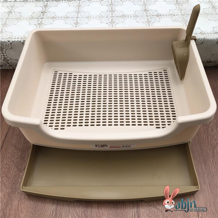 包邮猫砂盆大号半封闭式猫厕所双层抽屉式松木猫沙盆屎盆防臭猫咪
