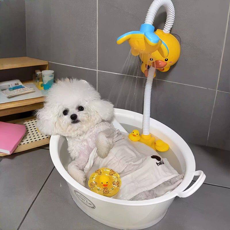 狗狗洗澡盆比熊小中型犬猫咪专用可折叠免弯腰清洁用品宠物浴缸桶