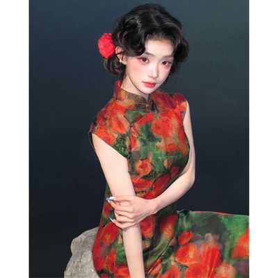 新中式连衣裙女2025新款