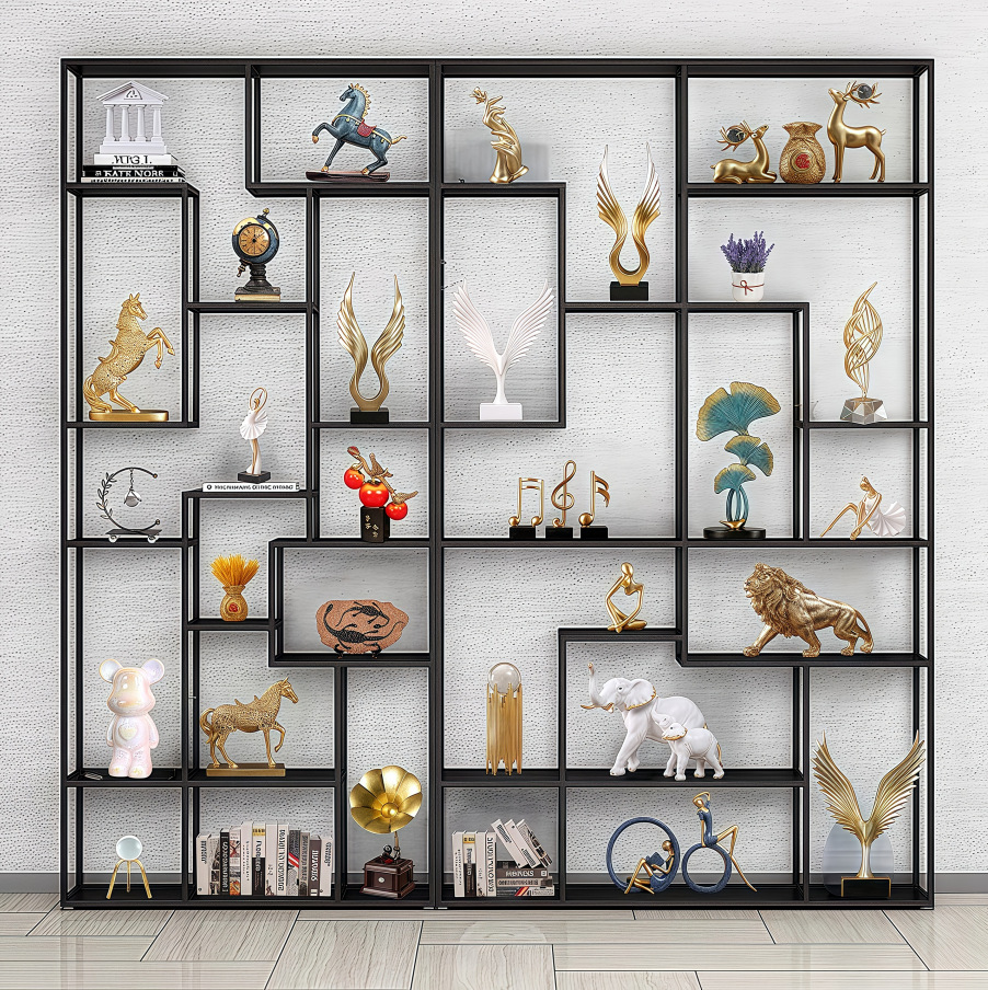 轻奢树脂摆件装饰品家居客厅展柜办公室摆设创意送人礼品酒柜装饰