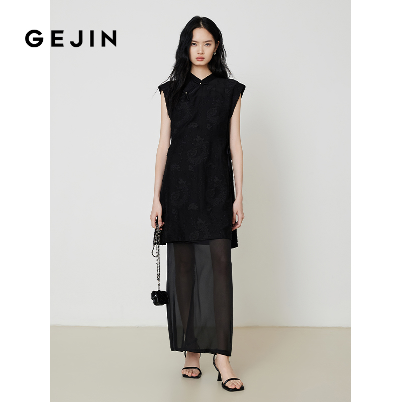 歌锦品牌连衣裙2024新款