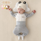 套装 纯棉儿童高腰护肚分体秋衣秋裤 新生儿宝宝长袖 婴儿睡衣春秋季