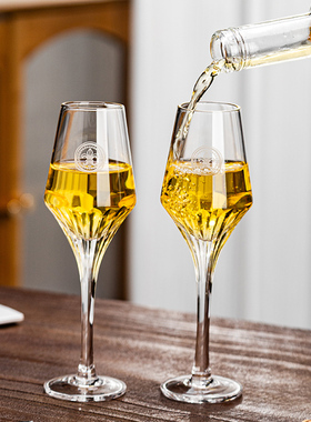 路易十三玻璃酒杯Louis XIII人头马光之赞礼手工水晶杯礼盒高脚杯