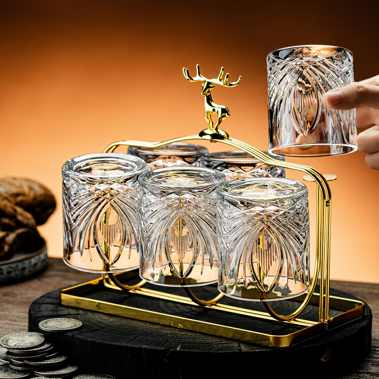 威士忌酒杯水晶玻璃杯子酒吧烈酒杯套装古典洋酒杯商用啤酒杯新款,餐饮具,洋酒/威士忌杯,淘宝优惠券,粉丝福利购,淘宝优惠卷