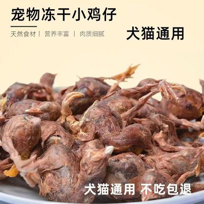 宠物猫咪零食狗狗冻干鸡仔增肥发腮补充营养磨牙洁牙互动训练奖励