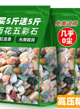 造景专用【高压精洗】天然雨花石