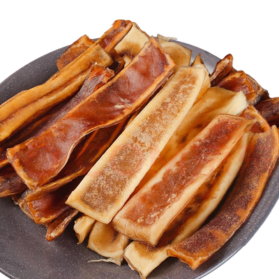 狗狗磨牙洁齿耐咬牛皮肉皮拉布拉多金毛安全不伤肠胃牛皮咬胶零食