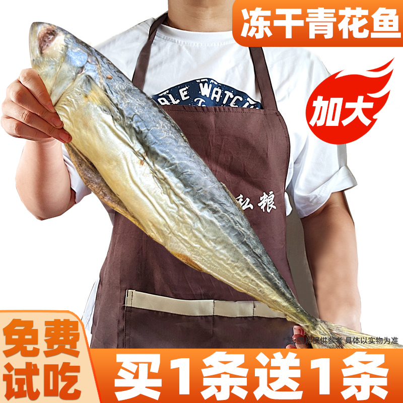 免费试吃冻干青花鱼宠物零食