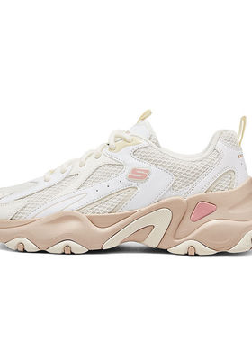 Skechers斯凯奇女士新款舒适休闲透气网布时尚运动鞋150523/WTAN