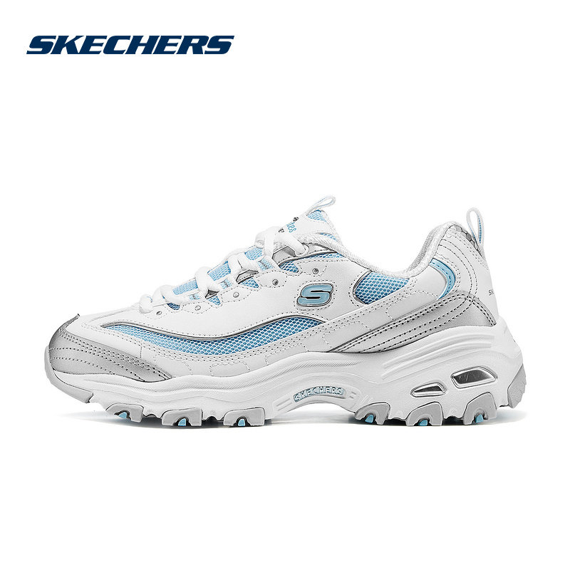 Skechers斯凯奇女款舒适透气高回弹复古熊猫鞋老爹鞋150246/WSLB,运动鞋new,运动休闲鞋,淘宝优惠券,粉丝福利购,淘宝优惠卷