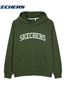 Skechers斯凯奇舒适连帽户外男款休闲运动卫衣 L124M035/00RU