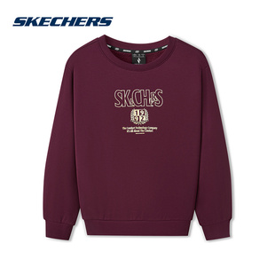 L325U086 SKECHERS 2026春中性卫衣 新品 02C9 斯凯奇