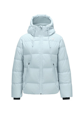 Skechers斯凯奇冬女上衣连帽短羽绒服保暖外套 P424W005-01MZ