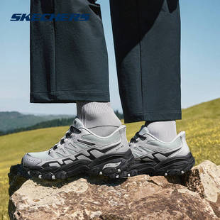 Skechers斯凯奇运动鞋男26春户外时尚舒适透气休闲鞋 237763/GYBK