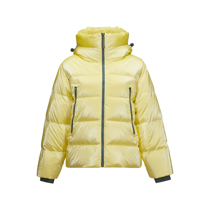 SKECHERS斯凯奇2024冬女短款连帽