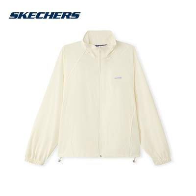 Skechers斯凯奇宽松立领夹克女子运动防风休闲上衣外套 L226W052
