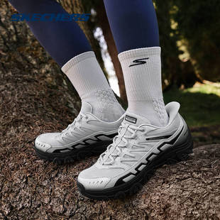 Skechers斯凯奇闪穿鞋女子户外鞋轻盈透气休闲运动鞋 180334/LTGY